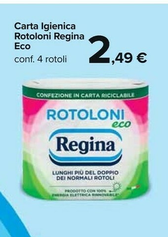 Carrefour Market Regina Carta Igienica Rotoloni offerta