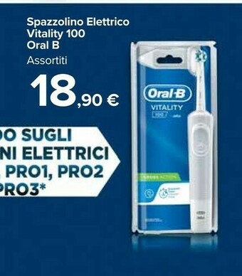 Carrefour Market Oral b Spazzolino Elettrico Vitality 100 offerta