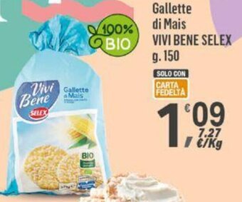 Gallette di Mais VIVI BENE SELEX g 150