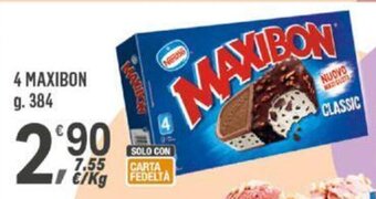Supermercati Dok 4 MAXIBON g. 384 offerta