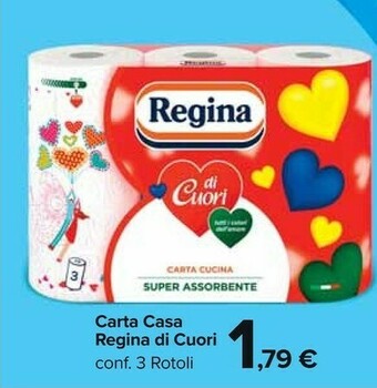 Carrefour Market Regina Carta Casa Di Cuori offerta