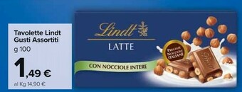 Carrefour Market Lindt Cioccolato offerta