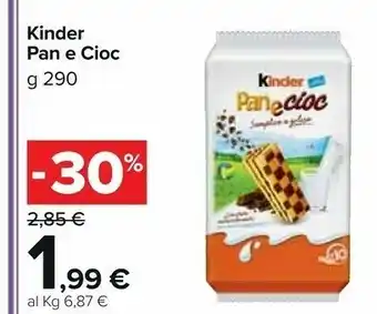 Carrefour Kinder Merendine offerta