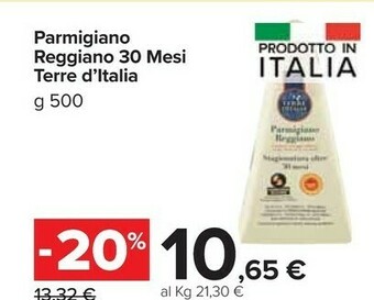 Carrefour Parmigiano reggiano Parmigiano offerta