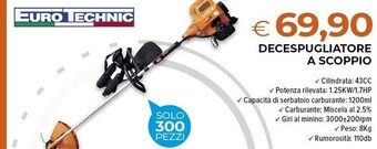 Eurotechnic decespugliatore a scoppio