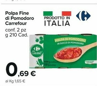 Carrefour Pomodori pelati offerta