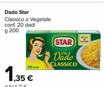 Carrefour Star Dado offerta