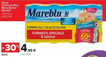 Carrefour Mareblu Tonno offerta