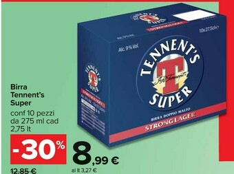 Carrefour Tennent's Birra offerta