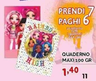 QUADERNO MAXI 100 GR