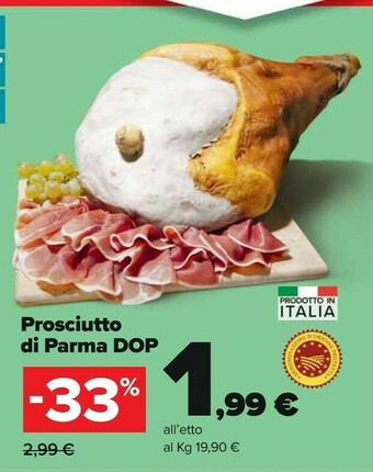 Carrefour Prosciutto di Parma offerta