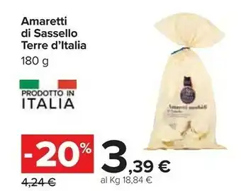 Carrefour Terre d'Italia Amaretti Di Sassello 180 G offerta