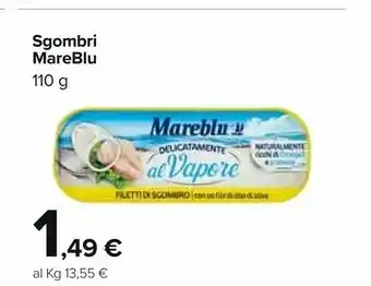 Carrefour Mareblu Filetti di sgombro offerta