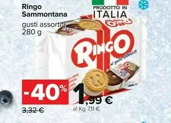 Carrefour Sammontana Ringo Al Gusto Vaniglia offerta