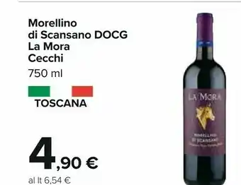 Carrefour Cecchi Morellino Di Scansano Docg La Mora 750 Ml offerta