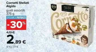 Carrefour Algida Cornetto Nocciola 375 G(ml) offerta