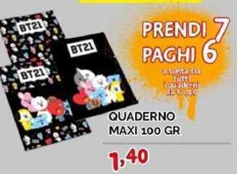 Orizzonte QUADERNO MAXI 100 GR offerta