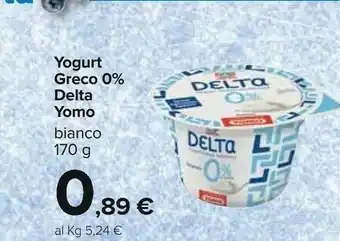 Carrefour Yomo Yogurt Greco 0% Delta Bianco offerta