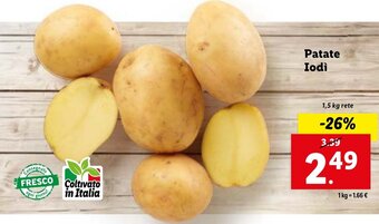 Lidl Patate Iodi 1,5 kg rete offerta