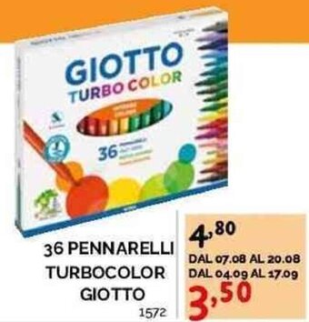 Orizzonte 36 PENNARELLI TURBOCOLOR GIOTTO offerta