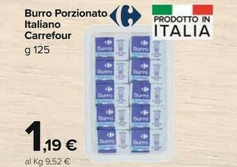 Carrefour Market Carrefour Burro Porzionato Italiano offerta