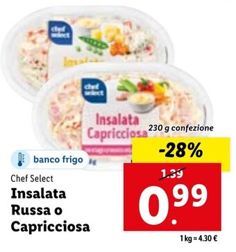 Lidl Insalata Russa o Capricciosa offerta