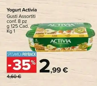 Carrefour Market Danone Activia Yogurt offerta