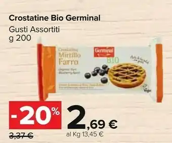 Carrefour Market Germinal Crostatine Bio offerta