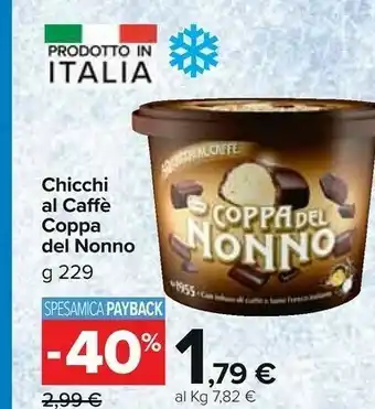 Carrefour Market Motta Coppa Del Nonno Chicchi Al Caffè 229 G(ml) offerta