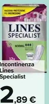 Carrefour Market Lines Incontinenza Specialist Normal offerta