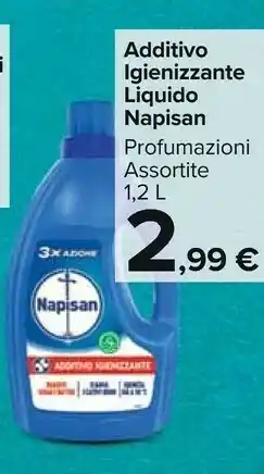 Carrefour Market Napisan Additivo Igienizzante offerta