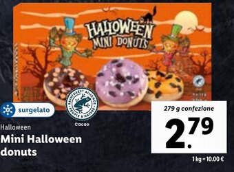 Halloween Mini Halloween donuts 279 g confezione
