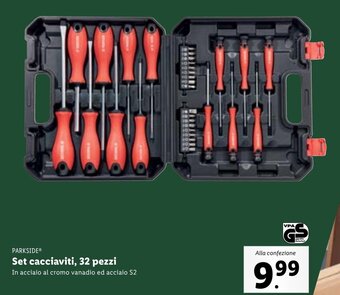 Lidl Set cacciaviti, 32 pezzi offerta