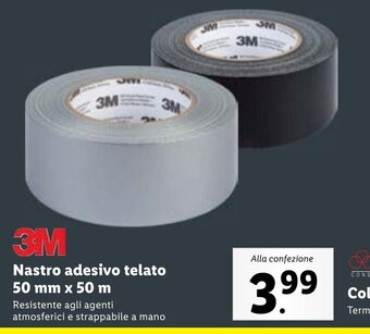 Lidl 3M Nastro adesivo telato 50 mm x 50 m offerta