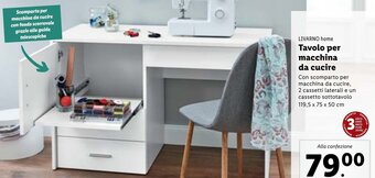 Lidl LIVARNO home  Tavolo per avolo per macchina da cucire offerta