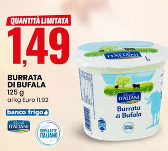 Eurospin BURRATA DI BUFALA 125 g offerta