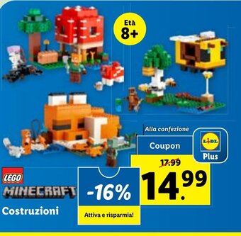 Lidl LEGO MINECRAFT Costruzioni offerta