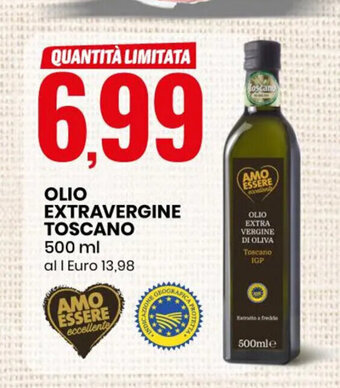 Eurospin OLIO EXTRAVERGINE TOSCANO 500 ml offerta