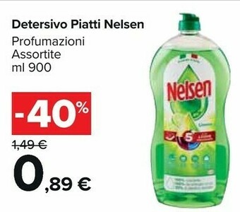 Carrefour Market Nelsen Detersivo Piatti offerta
