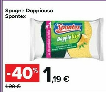 Carrefour Market Spontex Spugne Doppiouso offerta