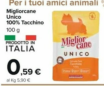 Migliorcane Unico 100% Tacchino