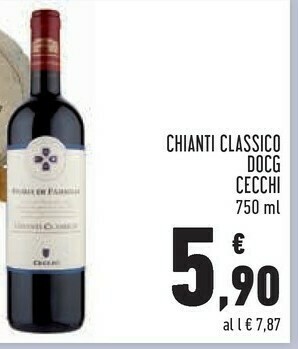 Conad Cecchi Chianti Classico 750 G(ml) offerta