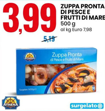 Eurospin ZUPPA PRONTA DI PESCE E FRUTTI DI MARE 500 g offerta