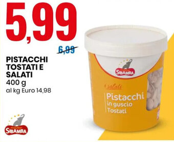 Eurospin PISTACCHI TOSTATI E SALATI 400 g offerta