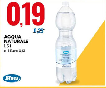 Eurospin ACQUA NATURALE 1,5 l offerta