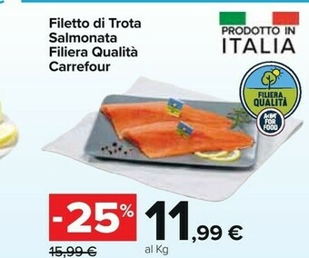 Carrefour Market Filetto Di Trota Salmonata offerta