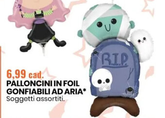 Eurospin PALLONCINI IN FOIL GONFIABILI AD ARIA offerta