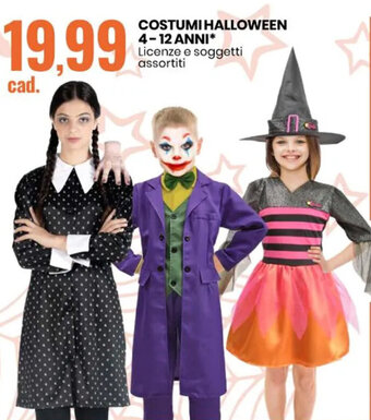 Eurospin COSTUMI HALLOWEEN 4-12 ANNI offerta