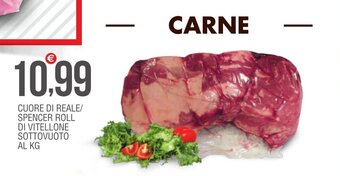 CUORE DI REALE/ SPENCER ROLL DI VITELLONE SOTTOVUOTO AL KG