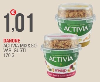 Caramico DANONE ACTIVIA MIX&GO VARI GUSTI 170 G offerta